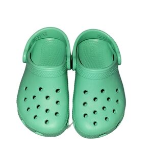 CROCS Kids Mint Green Size C8